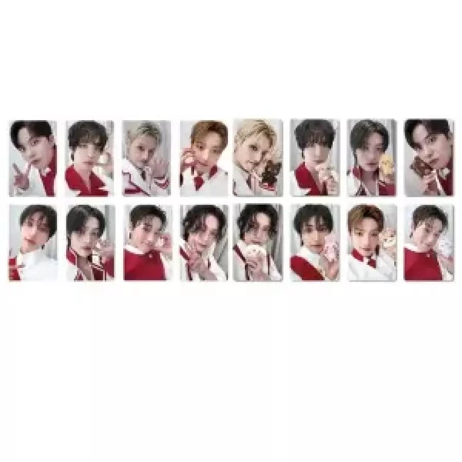 KPOP 에이티즈 8개/세트 팝업 셀카 로모 카드 윤호 성화 우영 산 패션 글로시 포토카드 팬 생일 기념품