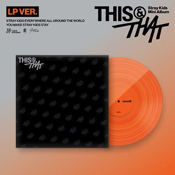 특전 공식 포토카드+포스터2종 스트레이 키즈 미니앨범 THIS THAT LP VER.