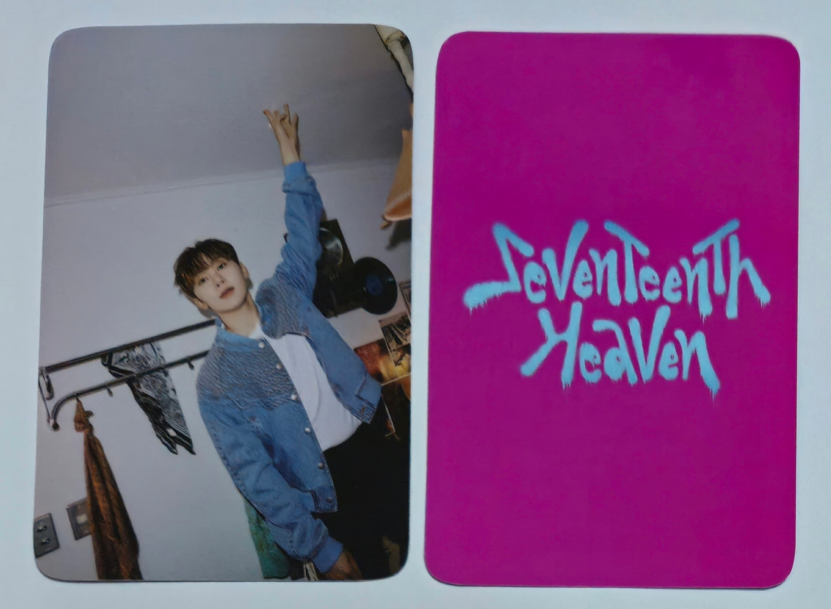 세븐틴 포토카드 SEVENTEENTH HEAVEN 일반반
