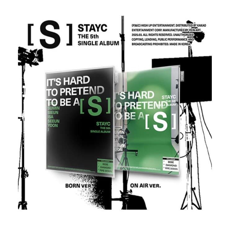 개봉앨범 포토카드 없음 / 스테이씨 (STAYC) - 싱글 5집 : S 버전 BORN