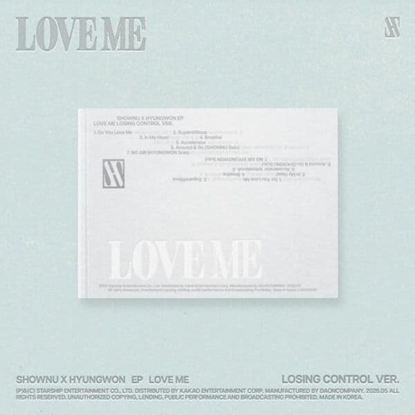 셔누 형원 EP 앨범 LOVE ME (LOSING CONTROL VER.) / 몬스타엑스 / 포토북+CD-R+포토카드+프린트포토
