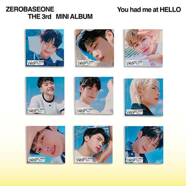 DIGIPACK 제로베이스원 미니3집 랜덤1종 You had me at HELLO /포토카드+접지포스터+필름포토+포토북