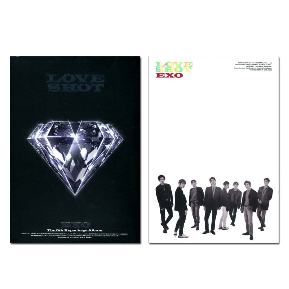 엑소(EXO) 5집 - Love Shot(Repackage 포토카드 포함)