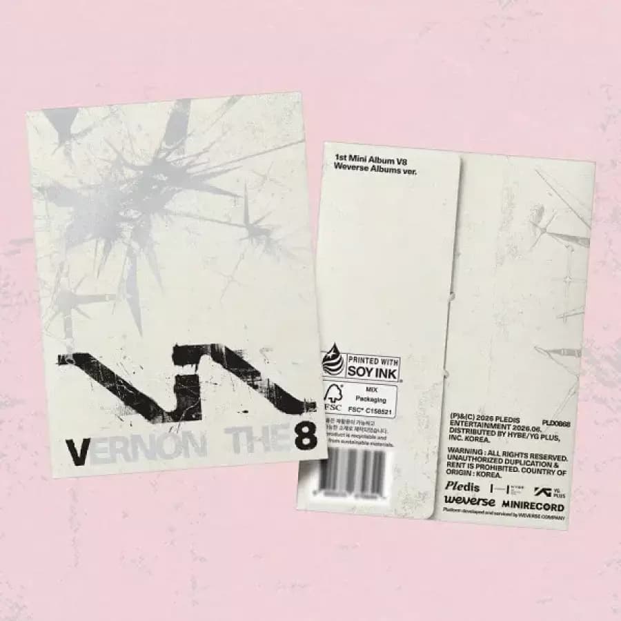 개봉앨범 포카 없음 / V8 세븐틴 SEVENTEEN - V8 (QR) Weverse Albums 버전