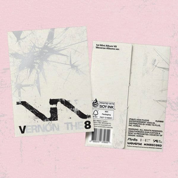 개봉앨범 포카 없음 / V8 세븐틴 SEVENTEEN - V8 (QR) Weverse Albums 버전