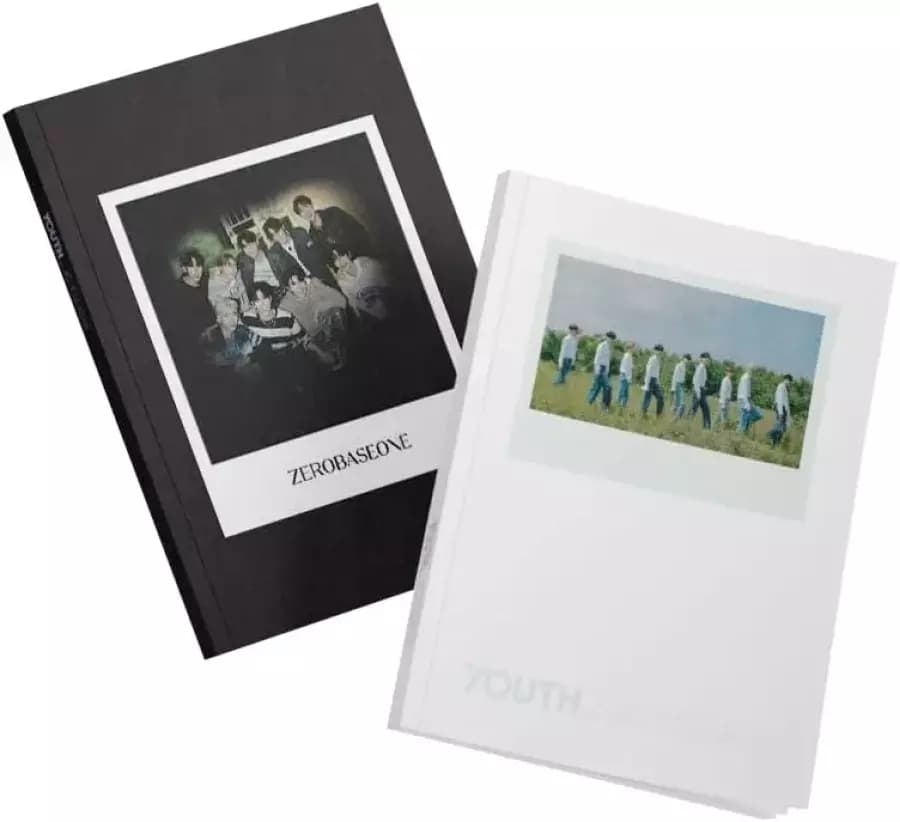 제로베이스원 유스 인 더 셰이드 1st 미니 앨범 CD+POB+아트북+셀피 포토카드+포토 프레임 세트+레이어