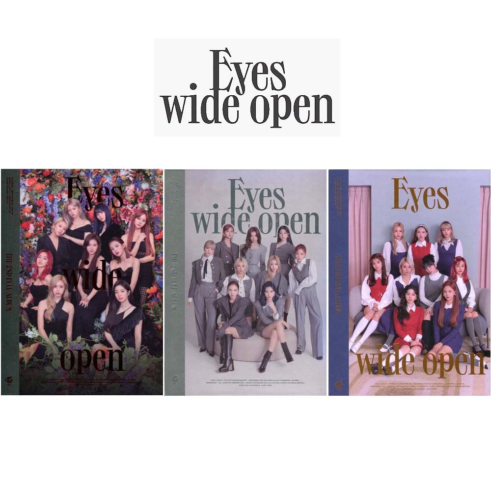 트와이스(Twice) 2집 - Eyes Wide Open(포토카드 5장 포함)