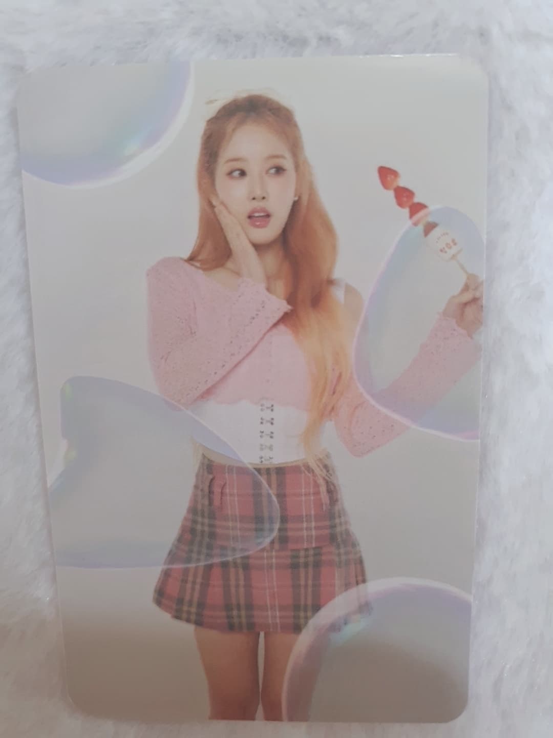 스테이시 STAYC 시은 왕가탕후루 포카
