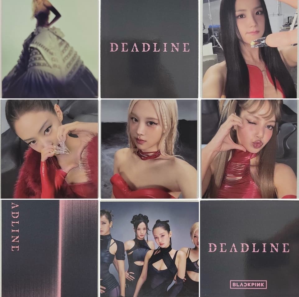 블랙핑크 BLACKPINK POB 예판 알라딘 특전포카 9 컬렉션 지수 제니 리사 로제