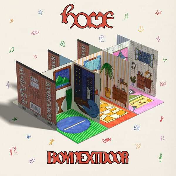 개봉앨범 포카 없음 / 보이넥스트도어 (BOYNEXTDOOR) - HOME (Weverse Albums) 태산 버전