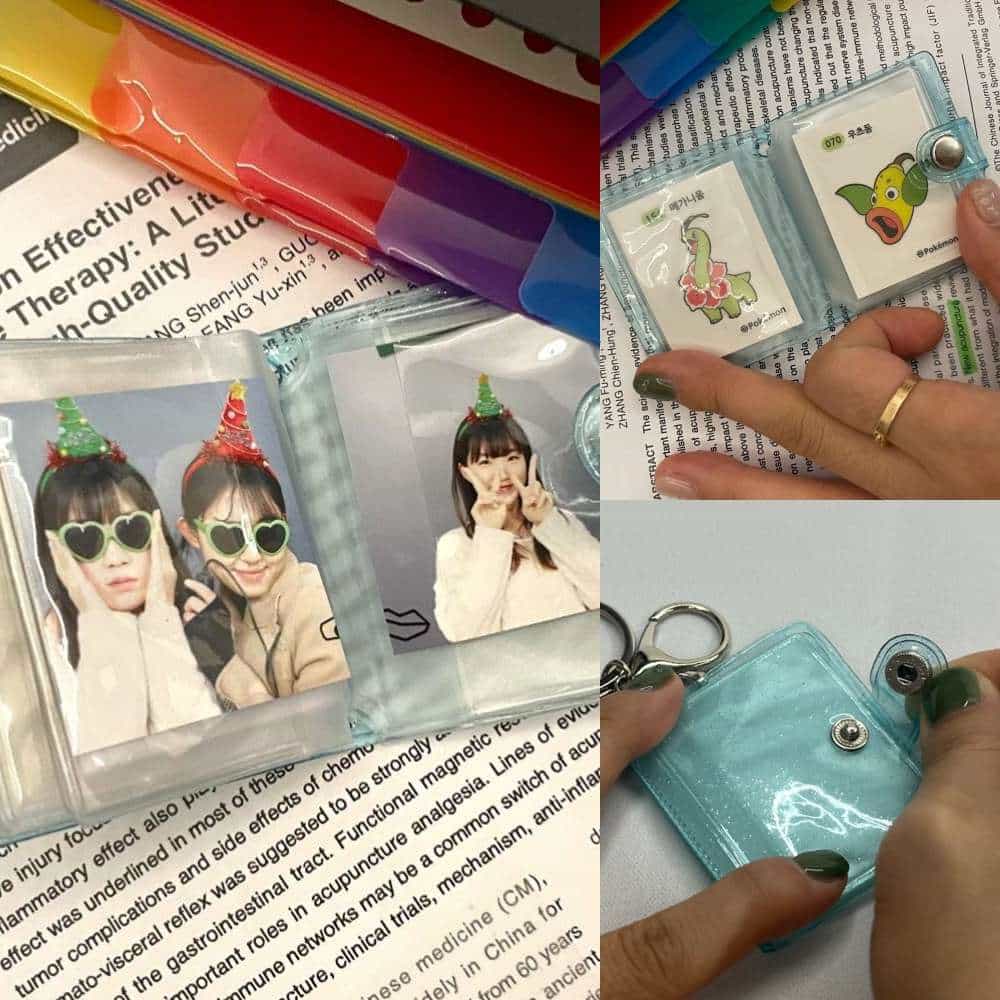 고리형 샤이니 블루 미니앨범 포토카드미니앨범 미니멀한디자인