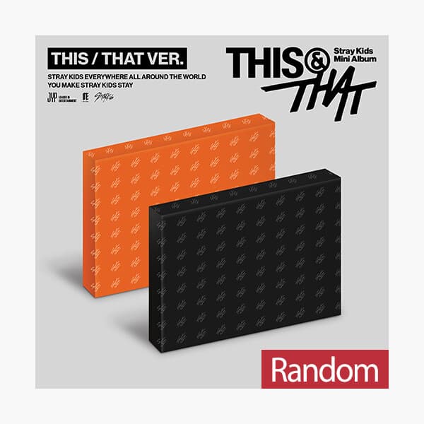 (8/7) 스트레이 키즈 - 미니앨범 THIS THAT (THIS VER. THAT VER.)(일반반/2종 중 랜덤발송) - 아웃박스+포토북+CD-R+ID 카드(랜덤 1종)+..