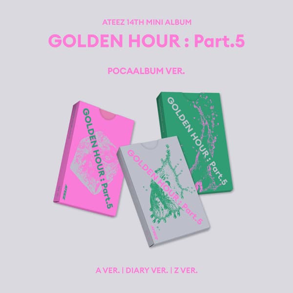 에이티즈 ATEEZ GOLDEN HOUR Part.5 (POCAALBUM) 포카 앨범
