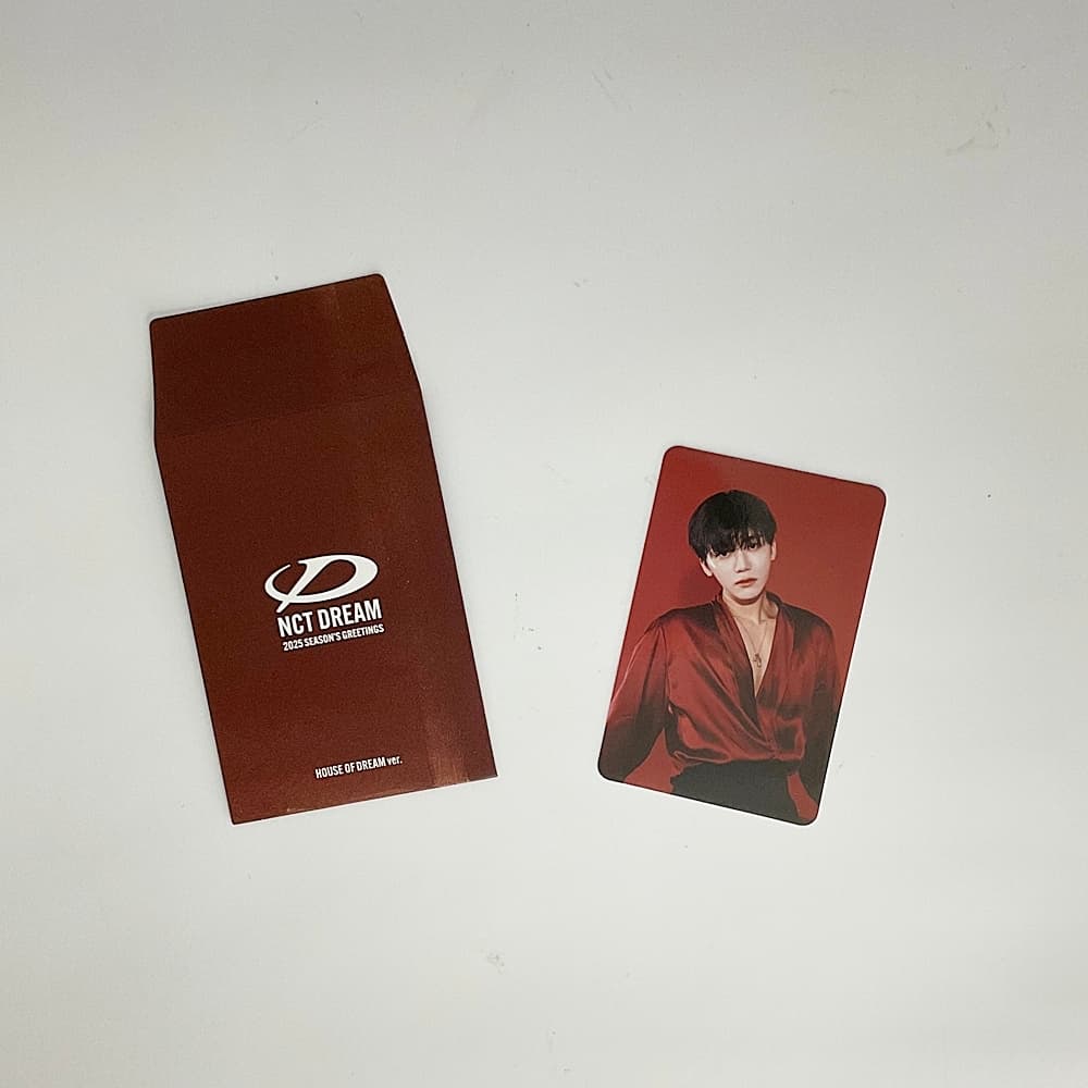 엔시티드림 재민 2025 시즌그리팅 포토카드 트레이딩카드 B_2 NCT DREAM JAEMIN 2025 SEASON’S GREETINGS PHOTOCARD B_2